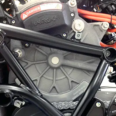 Motor housing for pre-series manufactured via aluminum rapid casting with sintered sand moulds