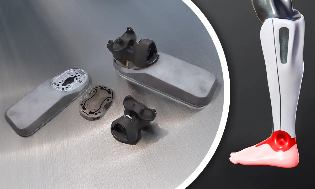 Humanoid robotic foot assembly and lower talus